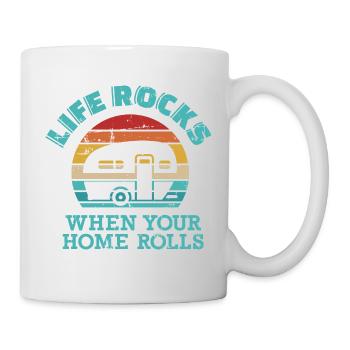 Wohnwagen - Tasse - Weiß - Rechts