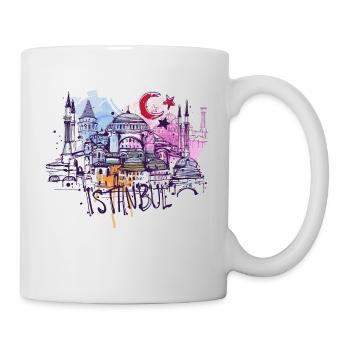 Istanbul Sketches - Tasse - Weiß - Rechts