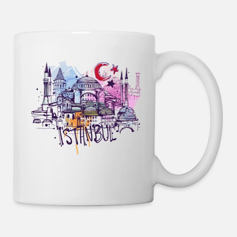 Istanbul Sketches - Mug - white