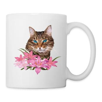 Cat - Mug - white - Right