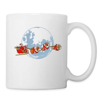 "Merry Christmas Moon" Chemise Hohohoho de Noël - Mug blanc - blanc - Droite