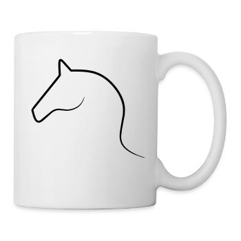 Line Art Horse - Mug - white - Right