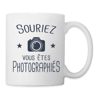 photographe - Mug blanc - blanc - Droite
