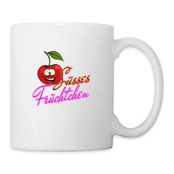 kirsche - Tasse - Weiß - Rechts