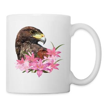 harris hawk - Mug - white - Right