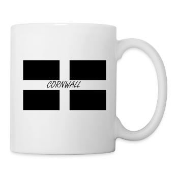 DRAPEAU DES CORNOUAILLES - Mug blanc - blanc - Droite
