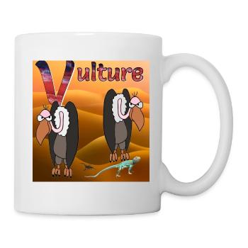 V For Vulture - Mug - white - Right