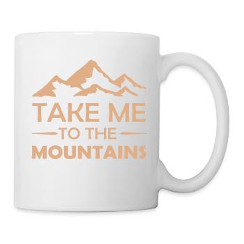 Take me to the mountains - Mountains - Mug - white - Right