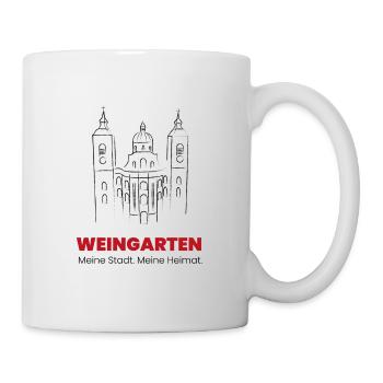Weingarten - Tasse - Weiß - Rechts