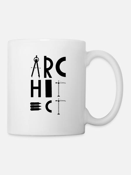 Architekten | Beruf Studium Architektur Geschenke - Tasse - Weiß