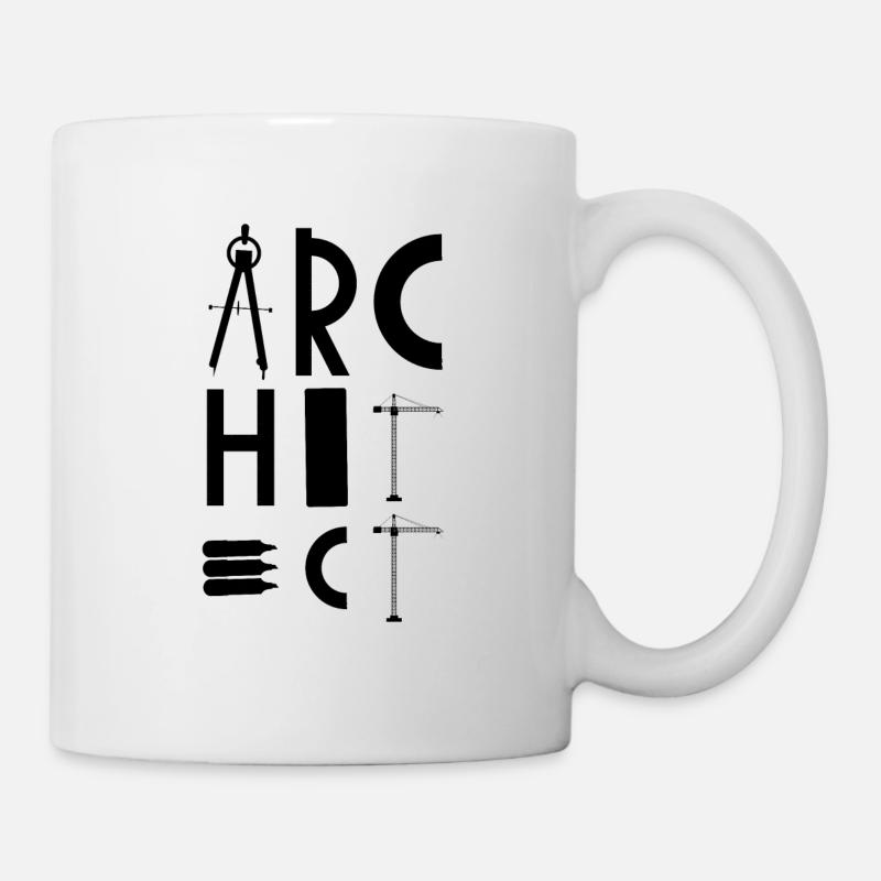 Architectes | Profession étudiant les dons d'architecture - Mug blanc - blanc