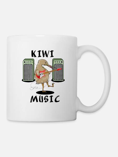 Kiwi Music - Tasse - Weiß