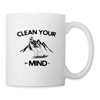 Snowboard Skiurlaub | Snowboarder Skier Geschenke - Tasse - Weiß - Rechts