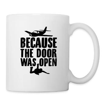 Skydive | Parachute Skydiving Skydiver Gifts - Mug - white - Right