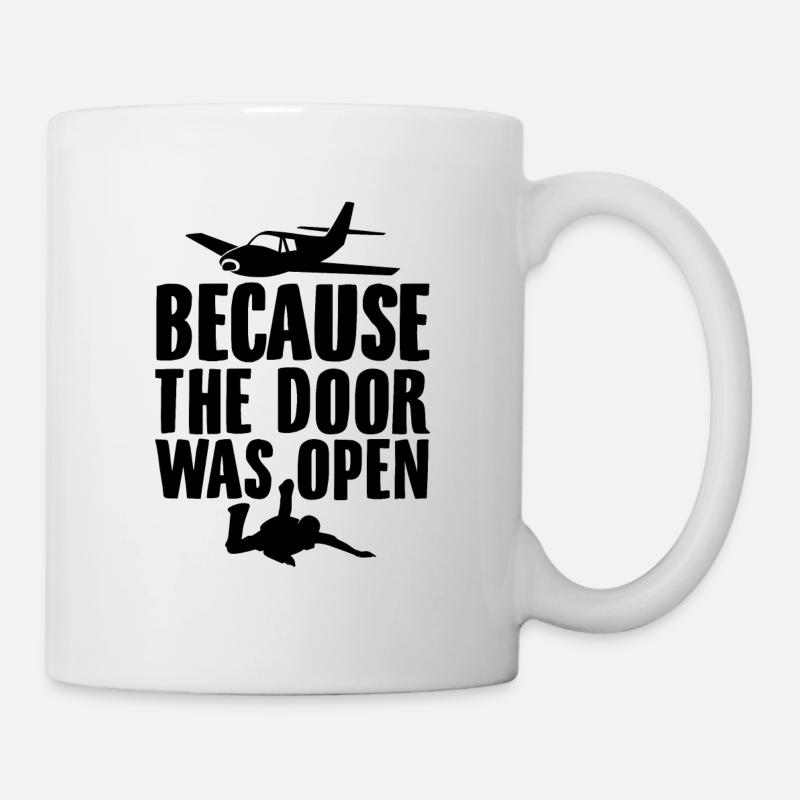 Skydive | Parachute Skydiving Skydiver Gifts - Mug - white