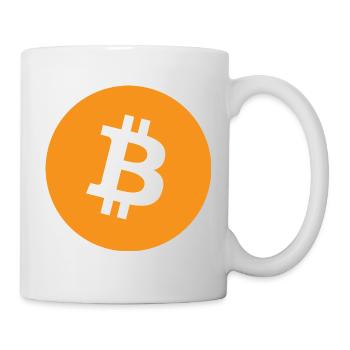 Bitcoin Logo Classic - Tasse - Weiß - Rechts