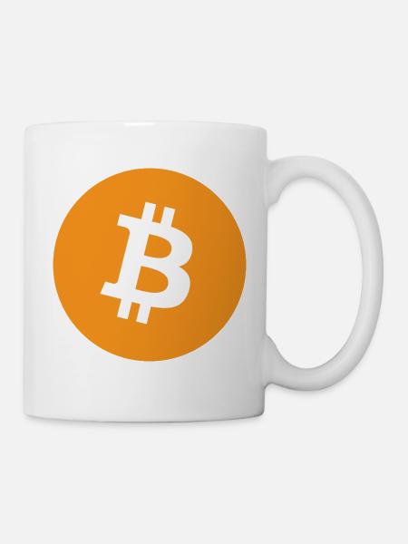Bitcoin Logo Classic - Tasse - Weiß