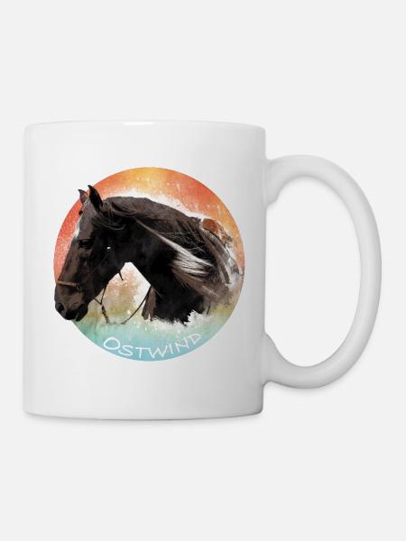 Ostwin Der Große Orkan Ostwind Im Profil - Tasse - Weiß