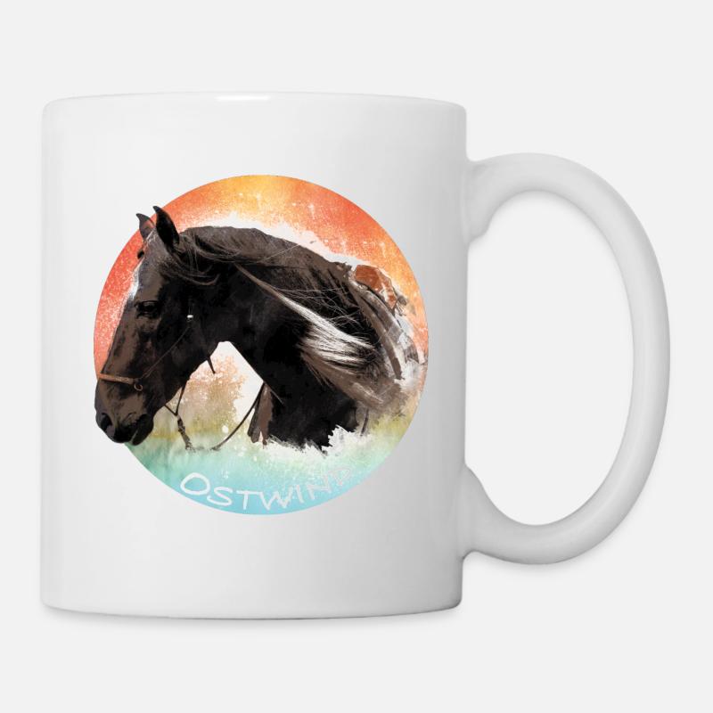 Ostwin Der Große Orkan Ostwind Im Profil - Tasse - Weiß