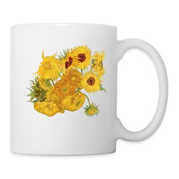 Vincent van Gogh Tournesols Tournesols Art Art - Mug blanc - blanc - Droite