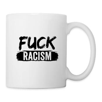 Against racism | Antifa Links Liberal Gifts - Mug - white - Right