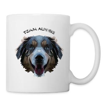Aussie in polygon design - geometry - Mug - white - Right