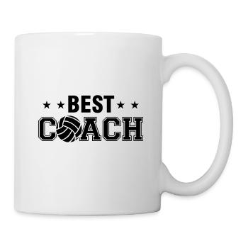 Entraîneur de volleyball | Cadeaux d'entraînement de sport d'équipe - Mug blanc - blanc - Droite