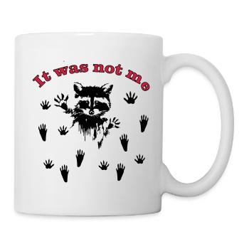 Racoon/Waschbär - Tasse - Weiß - Rechts