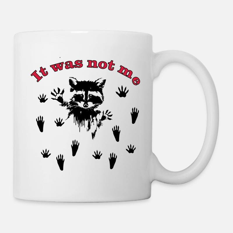 Racoon / raccoon - Mug - white