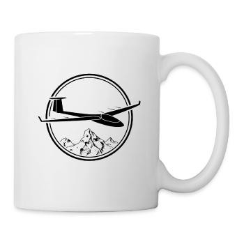Vol à voile pilot | Vol à voile Hobby Idées cadeaux - Mug blanc - blanc - Droite