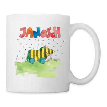 Janosch Tiger Duck - Mug - white - Right
