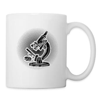 Biologiste | Microscope Biologie Étude Idée cadeau - Mug blanc - blanc - Droite