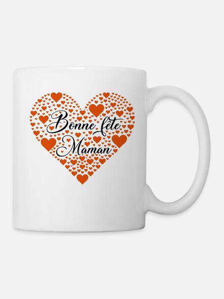 bonne fete maman - Mug blanc - blanc