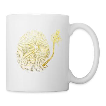 Digitaler Schallplattenspieler - Tasse - Weiß - Rechts