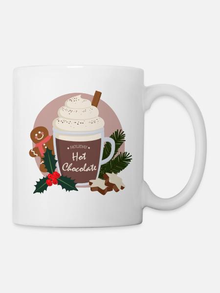hot chocolate christmas - Mug - white