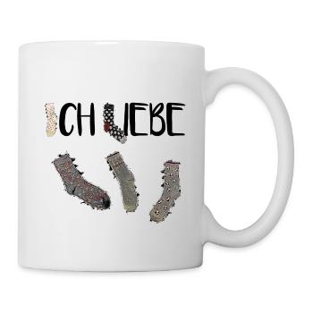 Ich liebe Socken! - Tasse - Weiß - Rechts