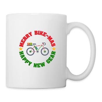 Joyeux vélomas Joyeux nouvel équipement Joyeux - Mug blanc - blanc - Droite