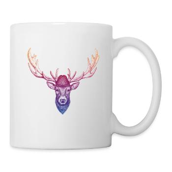 Lieu de l' cerf - Mug blanc - blanc - Droite