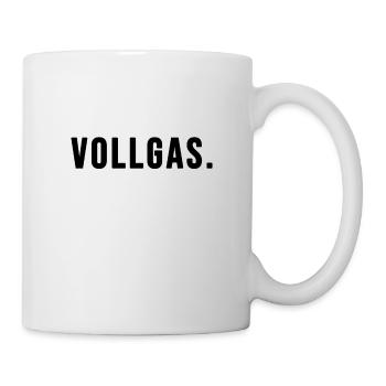 Vollgas - Tasse - Weiß - Rechts