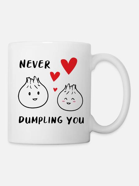 Dumpling Pärchen - Tasse - Weiß