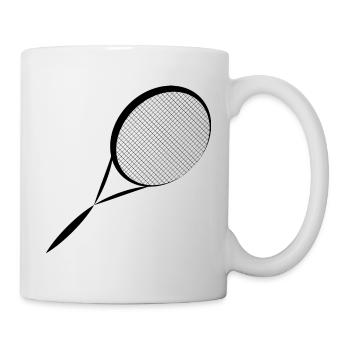 Tennis Tennisschläger - Tasse - Weiß - Rechts