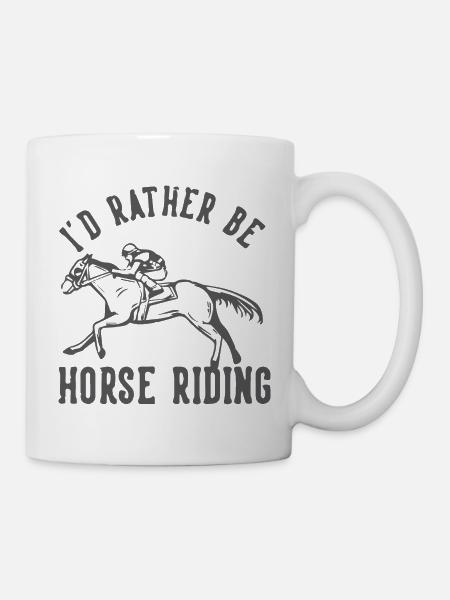 Chevaux chevaux - Mug blanc - blanc