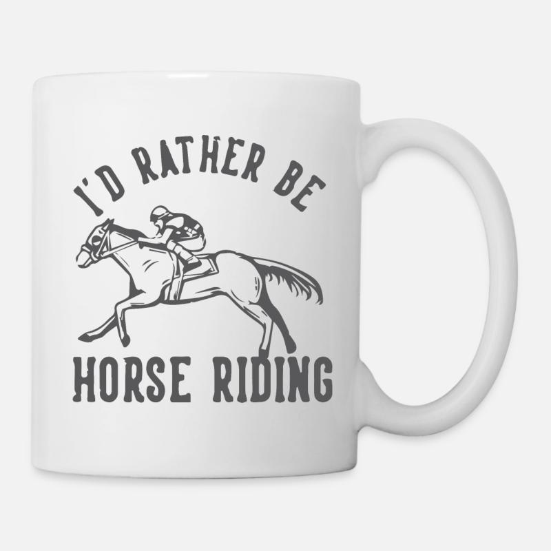 Chevaux chevaux - Mug blanc - blanc
