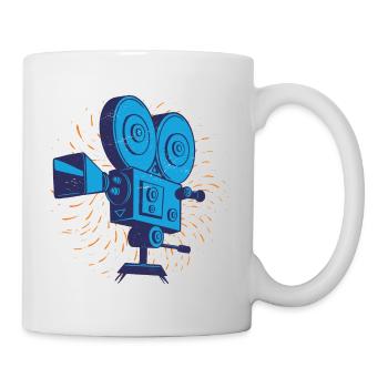 Retro-Kinokamera - Tasse - Weiß - Rechts