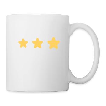 3 Stars! 3 Sterne - Tasse - Weiß - Rechts
