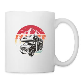 Home is where the Stellplatz is Camping - Tasse - Weiß - Rechts