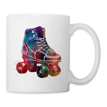 roller skates sport art #roller #skates - Mug - white - Right