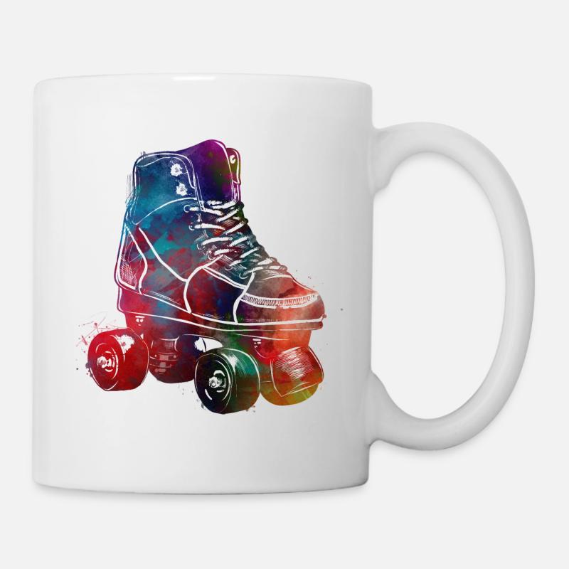 roller skates sport art #roller #skates - Mug - white