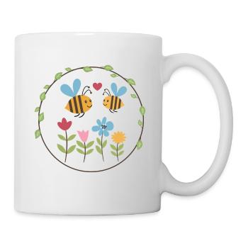 Summer Bees Friends - Mug - white - Right