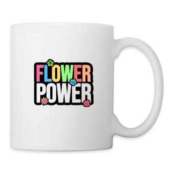 Flower Power - Blumen Power - Mug - white - Right